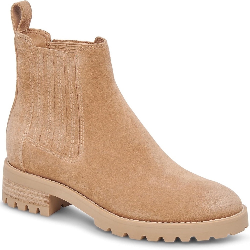 DOLCE VITA fraya h2o waterproof boots in taupe size 7